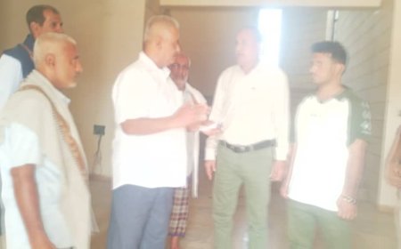 مدير عام الملاح يستقبل لجنة فنية من وزارة المياه والبيئة والصرف الصحي للاطلاع على اوضاع المياه والصرف في المديرية