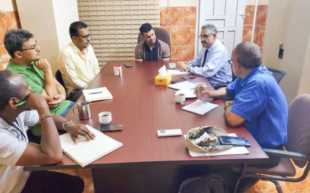 وكيل وزارة الزراعة يبحث مع الصليب الاحمر مشاريع تنمية إنتاج العسل