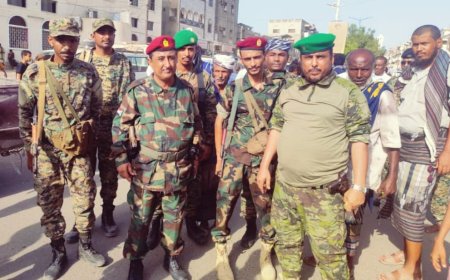 قائد الحزام الأمني بزنجبار يتفقد النقاط الأمنية ويوجه بتأمين ساحة الإعدام لتنفيذ القصاص بحق مدانين بارتكاب جرائم قتل