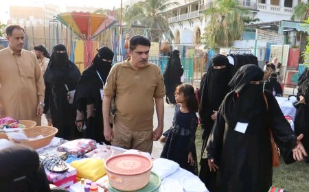 انتقالي حضرموت يدشن الخيمة التراثية وأركان الأسر المنتجة ضمن فعاليات موسم نجم البلدة