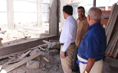 وكيل قطاع المشاريع يتفقد مشاريع تربوية وخدمية في مديرية صيرة