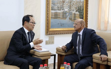 محافظ البنك المركزي يلتقي السفير الياباني