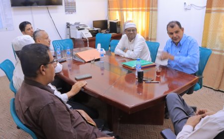 إقرار النزول الميداني على جميع المرافق الصحية الخاصة والتأكد من تراخيصها واتخاذ الاجراءات القانونية للمخالفة بوادي حضرموت