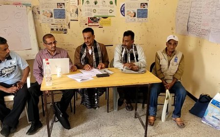 منظمة ميتا ميتا  الهولندية تعقد لقاء تشاوري للمستفيدين من المشاريع الزراعية في المسيمير بلحج