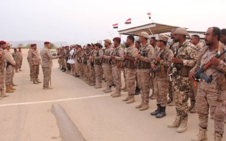 بقيادة اللواء الركن صالح محمد الجعيملاني.. تحركات عسكرية لتعزيز الأمن في المديريات الصحراوية شرق حضرموت