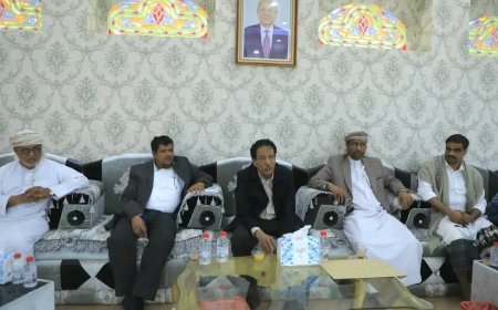 محافظ المهرة يلتقي قيادات الأحزاب لمواجهة التحديات الأمنية