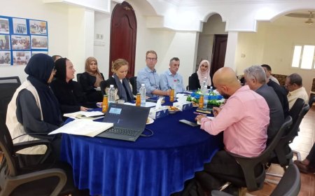 مكتب تنسيق الأعمال المتعلقة بالألغام يعقد اجتماعًا دوريًا للشركاء المنفذين وأصحاب المصلحة في قطاع الأعمال المتعلقة بالألغام الإنسانية