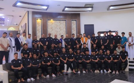 مأرب: وزارة الشباب والرياضة تقيم مأدبة غداء لبعثة المنتخب الوطني الأولمبي تحت 23 عامًا