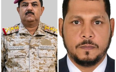 محافظ سقطرى يعزي وزير الدفاع الفريق الداعري في وفاة عمه