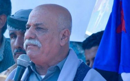 رئيس انتقالي لودر يبعث برقية تهنئة للقائد نصر عاطف