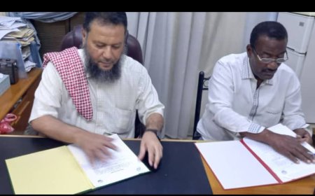 توقيع اتفاقية تعاون مشترك بين مستوصف الحياة الطبي الخيري و جمعية الصديق التنموية بالمكلا