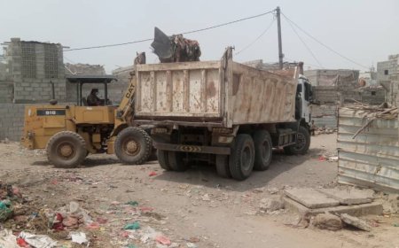 حملة نظافة واسعة تستهدف العبر الشرقي  بمدينة جعار "الحافة والمشروع"