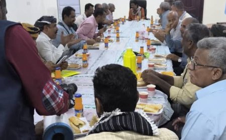 بحضور الأمين العام مهدي الحامد مؤسسة شباب أبين تقيم ورشة عمل لعدد 40 شخص