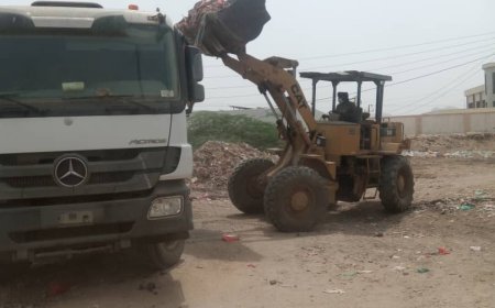 حملة نظافة واسعة تستهدف العبر الشرقي  بمدينة جعار "الحافة والمشروع "