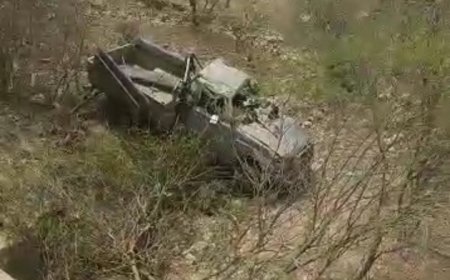 انقلاب طقم تابع لمحور طور الباحة يسفر عن وفاة 3جنود وإصابة آخرين