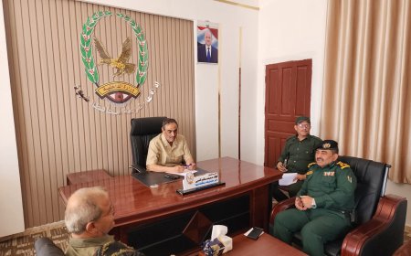 الأمين العام يتفقد إدارة أمن شبوة ويشيد بدورها في تعزيز الأمن والاستقرار 