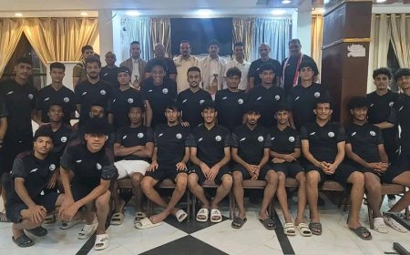 السلطة المحلية بمأرب تلتقي المنتخب الوطني تحت 23 سنة في ختام معسكره التدريبي بالمحافظة