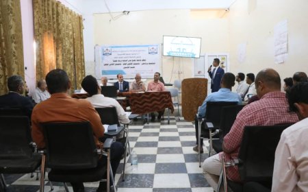 جامعة خليج عدن الدولية تنظم ورشة علمية لتوصيف برنامجي الماجستير في القانون العام والقانون الخاص
