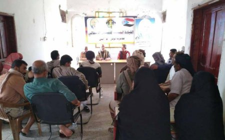 رئيس تنفيذية انتقالي لودر يلتقي عددا من المشايخ والشخصيات السياسية والاجتماعية بالمديرية