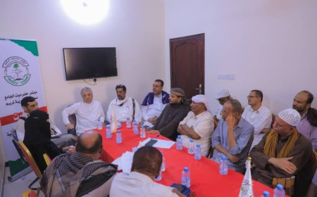 تريم .. قيادات مؤتمر حضرموت الجامع تدعو إلى الحفاظ على النماذج الناجحة في العمل المجتمعي