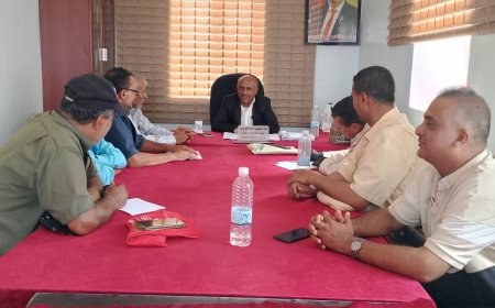 مدير عام الحُصين يترأس لقاءً لمناقشة ترتيبات تنظيم دوري رياضي على مستوى المديرية