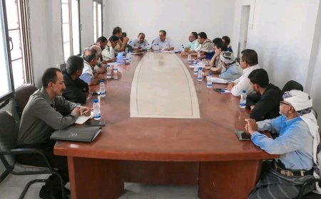 الامين العام يتراس اجتماعًا موسعًا للجنة الموارد المالية ومدراء الشؤون المالية بالمؤسسات الحكومية