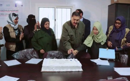 مدير أمن العاصمة عدن يفتتح مبنى جمعية الشرطة النسائية