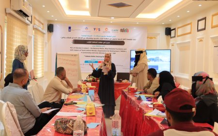 مؤسسة آفاق شبابية تنفذ برنامج تأهيل الشباب في  مهارات المناظرة  بعدن 