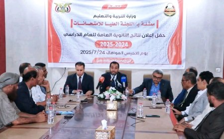 بنسبة نجاح بلغت ٨٤,١٠%.. وزارة التربية تعلن نتائج اختبارات شهادة الثانوية العامة للعام الدراسي ٢٠٢٥/٢٠٢٤م