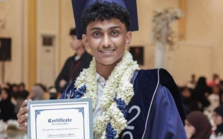 مبارك لرجل الأعمال أحمد العطار نجاح نجله "محمود" بأمتياز في الثانوية