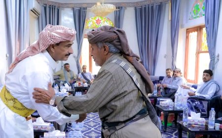 مظاهر استقبال المحافظ بن الوزير... التفافٌ شعبيٌّ متزايد يُعزّز نجاح جهوده في تحقيق الاستقرار والتنمية