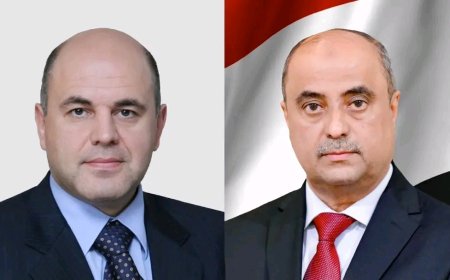 رئيس مجلس الوزراء يعزي نظيره الروسي في ضحايا حادث تحطم طائرة مدنية في مقاطعة أمور