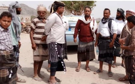 أهالي منطقة الرميلة ورهوة الحصان يطلقون مبادرة لتسوية الطريق الرابط بين أبين ولحج والضالع