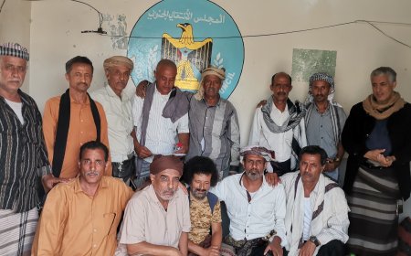 انتقالي يافع رصد ينظم لقاء تشاوري مع رؤساء اللجان المحلية واللجان المجتمعية بمراكز تجمع الرباط