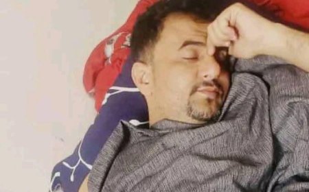 الإعلامي سليم النجاشي يطمئن على صحة الأستاذ سعدان اليافعي مدير مكتب الإعلام بلحج