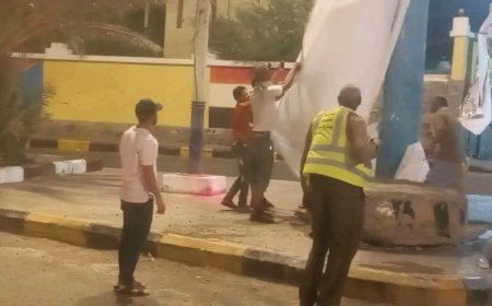 مدير مديرية صيرة يتفقد الأضرار الناتجة عن الرياح ويوجه بمعالجتها فورًا