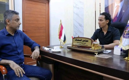 السقاف يبحث مع رئيس هيئة التأمين الصحي التعاون المشترك لتحسين الخدمات الصحية بالعاصمة عدن