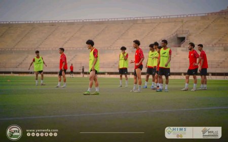 المنتخب الوطني 23 يواصل تحضيراته بحيوية عالية في سيئون وسط تعاون محلي متواصل