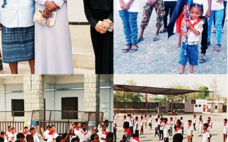 رئيس تنفيذية انتقالي زنجبار يطلع على سير أنشطة المخيم الصيفي الطلابي بالمديرية