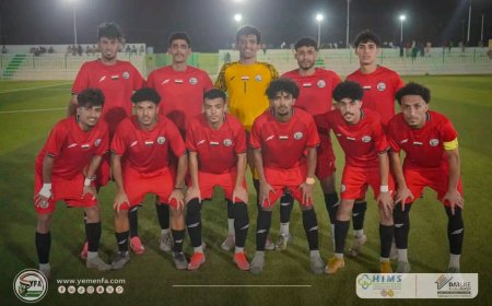 المنتخب الوطني تحت 23 يتفوق على سيئون بسداسية في شوط واحد ضمن تجاربه الودية بحضرموت