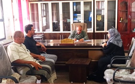 مدير تربية لحج يبحث دعم المؤسسة الاجتماعية الحديثة لـ 8 مدارس في المحافظة