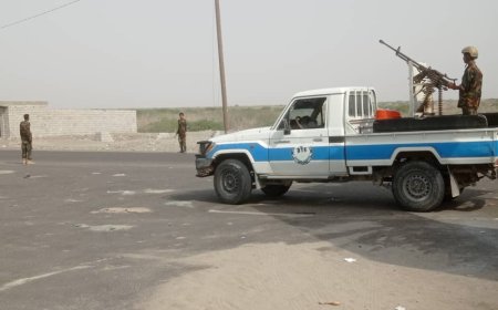 انتشار أمني لقوات الطوارئ بأبين على الخط الدولي لحماية حركة المسافرين