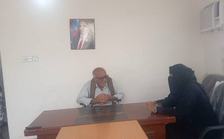 رئيس منسقية انتقالي جامعة أبين يلتقي مدير إدارة التعليم بانتقالي محافظة أبين