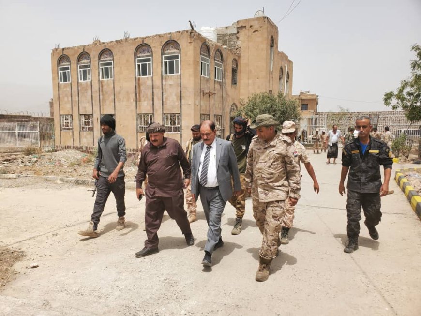 محافظ الضالع يطلع على أوضاع إصلاحية السجن المركزي في مدينة سناح