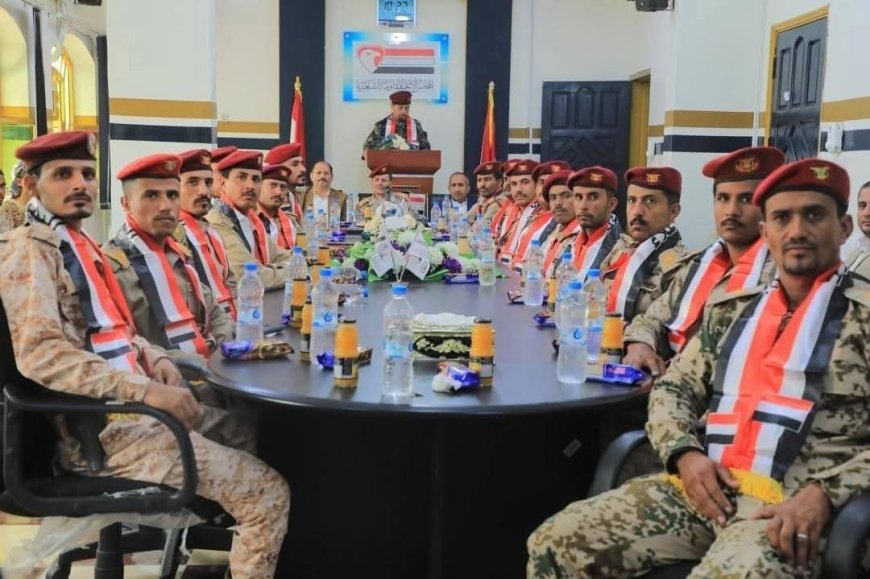 المجلس الأعلى للمقاومة الشعبية يحتفي بخريجي محور تعز من الكلية الحربية