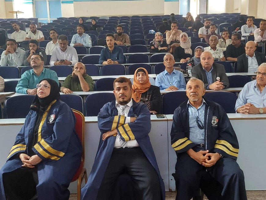 كلية الطب والعلوم الصحية بجامعة عدن تمنح الدكتوراة بامتياز في طب الباطنة للأطباء عبدالعزيز السقاف و مهند الخامري و سامي جبلي