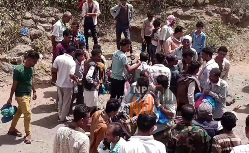 حادث مروري مروع في مدينة تعز.