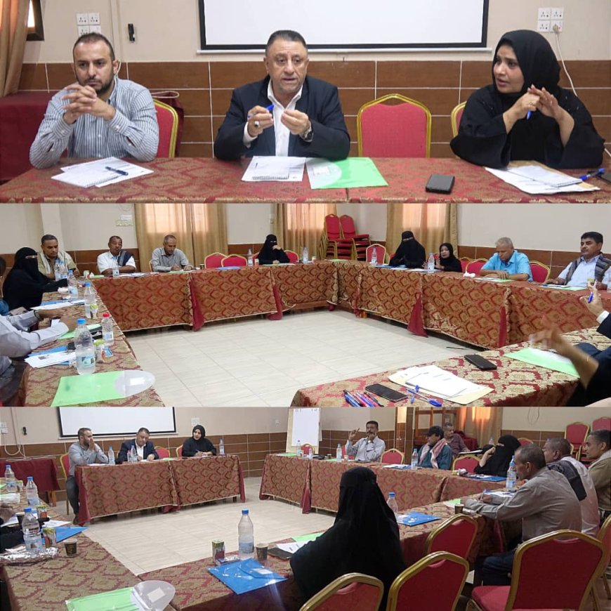 نائب محافظ أبين يترأس اجتماعا للجنة الاستشارية وممثلي منتدى التنمية السياسية ومشروع تعزيز التماسك الاجتماعي