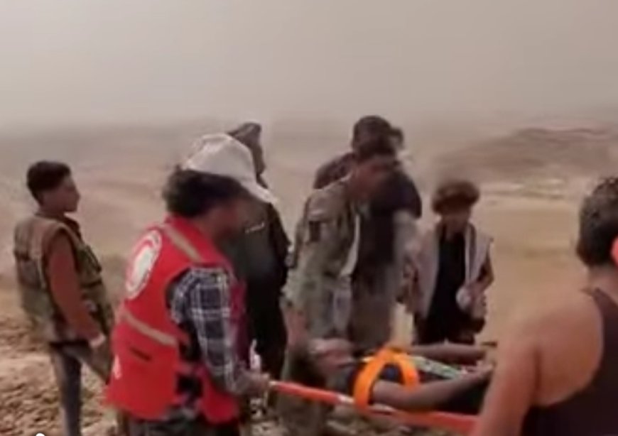 الدفاع المدني بشبوة ينجح في إنقاذ الشبان العالقين بتعاون أمني وإنساني كبير