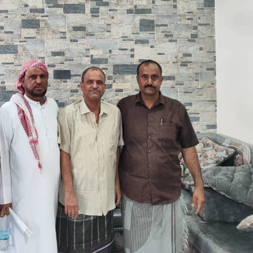 اللواء الركن شلال علي شايع يلتقي مدير عام مديرية قعطبة ويبحثان قضايا أمنية وتنموية هامة